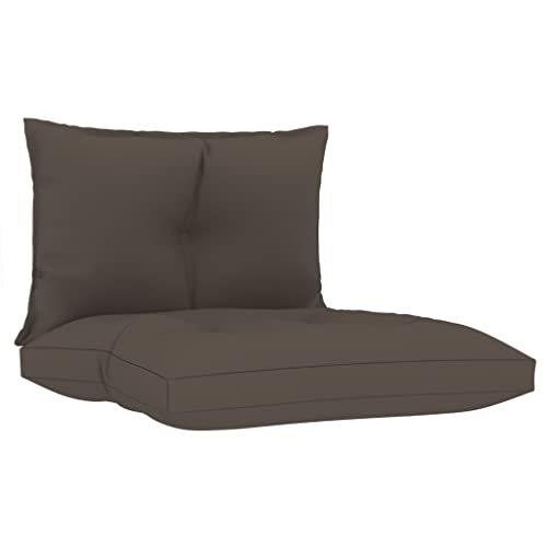 imasay Pallet Sofa Cushions 2 pcs Taupe Fabric,Weight 2,25