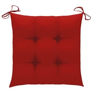 imasay chair cushions 2 pcs red 19.7"x19.7"x2.8" fabric