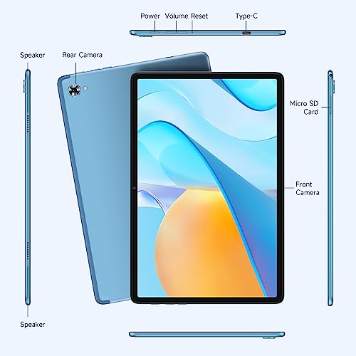 TECLAST 2023 New Android 12 Tablet, P30S Android Tablet 10 inch, 4+64GB, 1TB Expand Tablet PC, 8 Core CPU, 2.4G/5G WiFi Tablet, 10.1 inch IPS HD Display, Bluetooth 5.0, GPS, Dual Camera