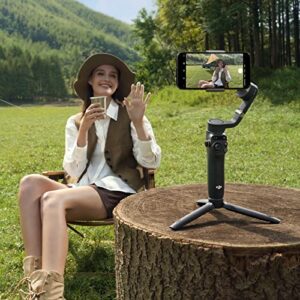 DJI Osmo Mobile 6 Gimbal Stabilizer for Smartphones, 3-Axis Phone Gimbal, Built-In Extension Rod, Object Tracking, Portable and Foldable, Vlogging Stabilizer, YouTube TikTok, Slate Gray