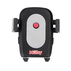 nuby stroller phone holder: safe and secure phone holder- stroller accessory black