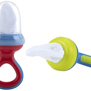 Nuby Nibbler Mesh First Soft Foods Feeder, 2pk, Colors May Vary