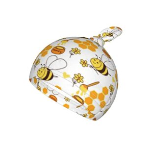 Honey Bee Baby Stuff Swaddle Blanket Hat Set,Soft and Stretchy Infant Receiving Blanket for Newborn, Swaddle Sack Wrap for Boy/Girl