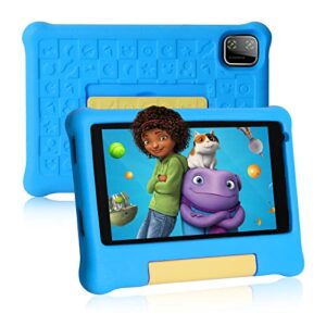 fullant 7 inch kids tablet, android 11 tablet for kid, 2gb ram 32gb rom, quad core processor, kidoz preinstalled, parental control tablets