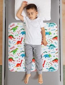 potty training bed pad (pack of 1 ) dinosaur