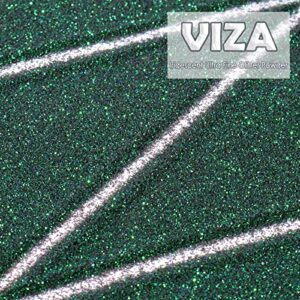 Viza Iridescent Ultra Fine Glitter Powder, 7.8oz/ 220g Emerald Green Crafts Glitter, PET Flakes Nail Sequins for Resin, Art Nail, Slime, Epoxy Tumblers, Body, Face, DIY Decoration Festival, Painting