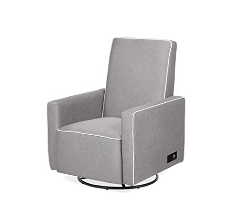 Relax A Lounger Lyndon Glider Chair with Ottoman, Taupe