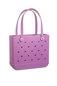 baby bogg bag small waterproof washable tote for beach boat 15x13x5.25 (raspberry beret)
