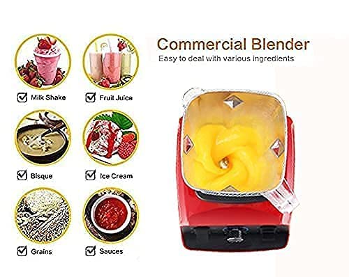 Powerful 4500-Watt Professional high speed Blender, Personal Blender for Shakes and Smoothies, High-Power Blender for Juice, Soups, frozen drinks and More, Stainless Steel Blades, Easy Self-Cleaning