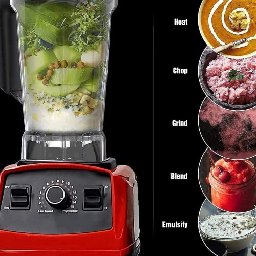 Powerful 4500-Watt Professional high speed Blender, Personal Blender for Shakes and Smoothies, High-Power Blender for Juice, Soups, frozen drinks and More, Stainless Steel Blades, Easy Self-Cleaning