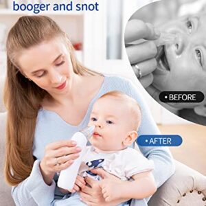 Baby Nose Sucker,Nasal Aspirator for Baby,Nasal Aspirator for Toddler,Electric Baby Nose Suction-Rechargable,3 Levels Power Suction,Music and Light Soothing Function