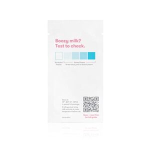 Frida Mom Alcohol Detection Test Strips for Breast Milk - at Home or On The go Peace of Mind in 2 Minutes - 15 ct