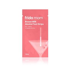 Frida Mom Alcohol Detection Test Strips for Breast Milk - at Home or On The go Peace of Mind in 2 Minutes - 15 ct