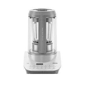 vovguu quiet blender commercial low noise soundproof heat milk, soup, quiet smoothie blender 48oz./1.5l self-cleaning