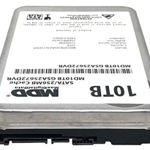 MDD 10TB 7200 RPM 256MB Cache SATA 6.0Gb/s 3.5inch Internal Hard Drive for Surveillance Storage (MD10TGSA25672DVR) - 3 Years Warranty