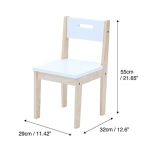 Fantasy Fields 3 Piece Way, White Play 2 Chairs Set with Storage and Convertible Chalkboard Table Top