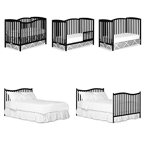 Dream On Me Nursery Essentials Bundle of Dream On Me Chelsea 5-in-1 Convertible Crib, Dream On Me Ashton Changing-Table, with a Dream On Me Twilight 5” 88 Coil Inner Spring Crib and Toddler Mattress