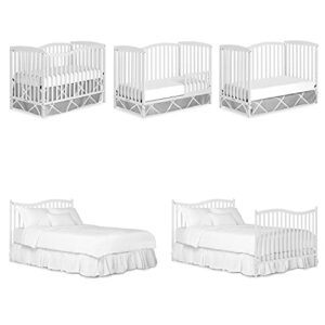 Dream On Me Nursery Essentials Bundle of Dream On Me Chelsea 5-in-1 Convertible Crib, Dream On Me Ashton Changing-Table, with a Dream On Me Twilight 5” 88 Coil Inner Spring Crib and Toddler Mattress