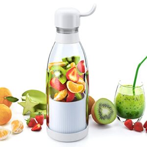 nakenja portable blender personal blender for shakes and smoothies with 8 bladed head, fruit mixer usb blender