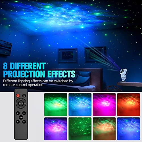 Astronaut Galaxy Star Projector Starry Night Light, Astronaut Light Projector with Nebula,Timer and Remote Control, Bedroom and Ceiling Projector, Best Gifts for Children and Adults