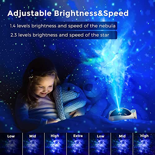 Astronaut Galaxy Star Projector Starry Night Light, Astronaut Light Projector with Nebula,Timer and Remote Control, Bedroom and Ceiling Projector, Best Gifts for Children and Adults