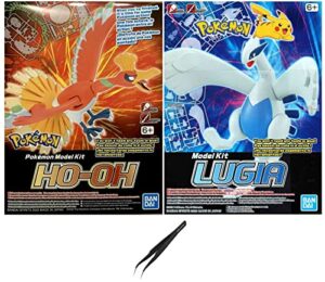 make your day curved tweezers for bandai pokémon model kit, ho-oh and lugia (pack of 2)