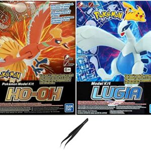 Make Your Day Curved Tweezers for Bandai Pokémon Model Kit, HO-OH and Lugia (Pack of 2)