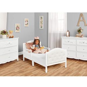 Dream On Me Zinnia Toddler Bed in White