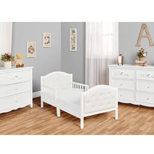 Dream On Me Zinnia Toddler Bed in White