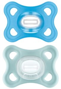 mam comfort pacifiers, newborn pacifiers (2 pack) mam pacifiers 3-12 months, best pacifier for breastfed babies, boy silicone pacifier