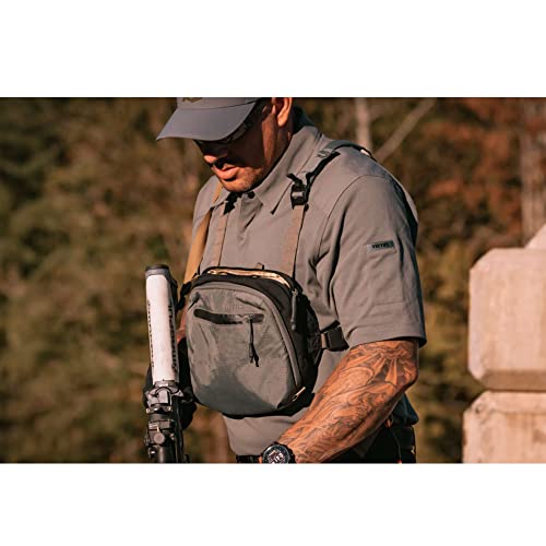 VIKTOS Tactical Pocketed Low Key Chest Rig, One Size, Greyman