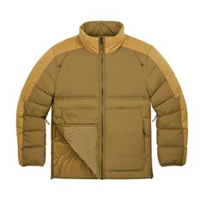 viktos men's zerodarker down jacket, canteen, size: medium
