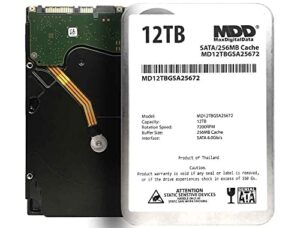 mdd 12tb 7200rpm sata 6gb/s 256mb cache 3.5inch internal desktop hard drive, md12tbgsa25672, mechanical hard disk