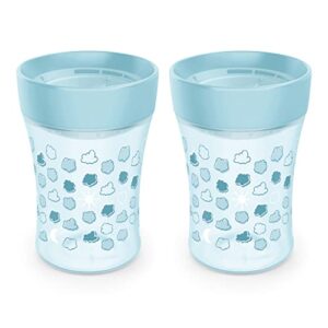 nuk sip trainer cup, 2-pack, blue