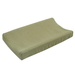 wsklinft baby changing table cover soft soft comfy bassinet pad for daily army green m
