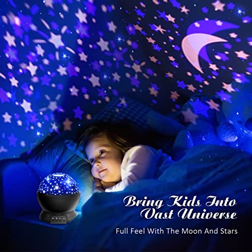 STRAWBETTER Dinosaur Night Light for Kids Toys 2-in-1 Dinosaurs & Star Projector for Boy 3 4 5 6 7 8 9 10 11 12 Year Old Gifts Rotating Nights Lights Lamp for Age 3-12 Boys&Girls Bedroom