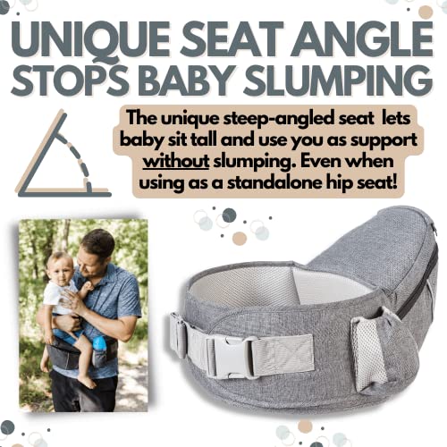 TICO GOODS Baby Carrier with Hip Seat- 6 in 1 Baby Carrier with Seat and Head Support, Baby Carrier Newborn to Toddler, Baby Carrier for Men, Baby Carrier Backpack, Kangaroo Baby Carrier 25-60 lbs