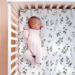 Crib Sheets Set - Premium Soft Cotton Fitted Baby Crib Sheet- 2 Pack- Crib Bed Mattress & Toddler Bed Sheet by Max&So