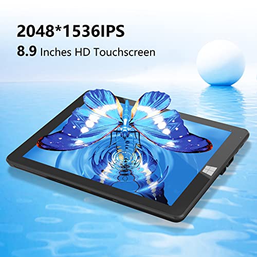 Tibuta W100 Windows 11 Tablet,8.9 inch Windows Tablet,Touchscreen(2048 * 1536 IPS),2-in-1Tablet, 4GB RAM,64GB ROM,Intel N4020C,Tablet with Keyboard