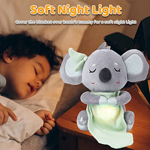 Baby Soother, Portable Sound Machine Baby with Projector, Night Light, 15 Lullabies, Baby White Noise Machine for Cribs Travel Newborns, Auto-Off & Volume Control, Baby Shower Gifts Infants Girls Boys