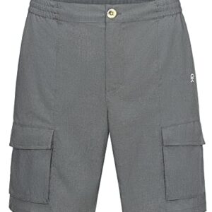 Little Donkey Andy Men's Hiking Cargo Shorts Quick Dry Lightweight Stretch Shorts for Golf Fishing (Grey L)