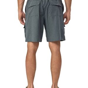 Little Donkey Andy Men's Hiking Cargo Shorts Quick Dry Lightweight Stretch Shorts for Golf Fishing (Grey L)