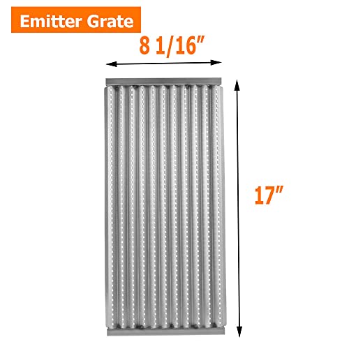 BBQ Future G466-2400-W1 Grill Grate Replacement Parts, 17" Cooking Infrared Emitter for Charbroil 3-Burner Commercial Signature TRU-Infrared Grill 463355220,463242516, 463243016, 463243016, 463246018