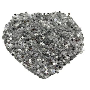 ecyc 10g glitter star sequins, metallic foil stars sequin stars confetti for diy crafts wedding party decoration,12