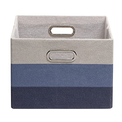 Lambs & Ivy Blue Ombre Foldable/Collapsible Storage Bin/Basket