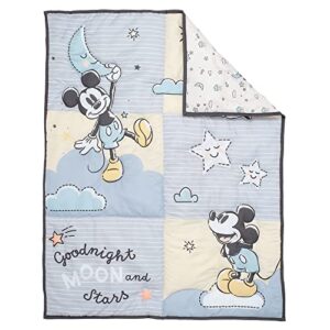 Lambs & Ivy Disney Baby Moonlight Mickey Mouse 3-Piece Nursery Crib Bedding Set