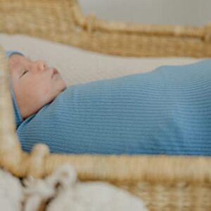 Copper Pearl Large Premium Knit Baby Swaddle Receiving Blanket Atlantic