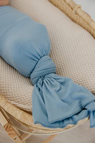Copper Pearl Large Premium Knit Baby Swaddle Receiving Blanket Atlantic