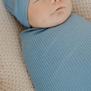 Copper Pearl Large Premium Knit Baby Swaddle Receiving Blanket Atlantic