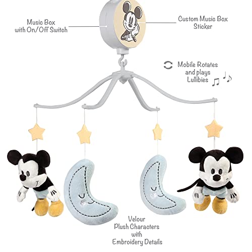 Lambs & Ivy Disney Baby Moonlight Mickey Mouse Musical Baby Crib Mobile Soother